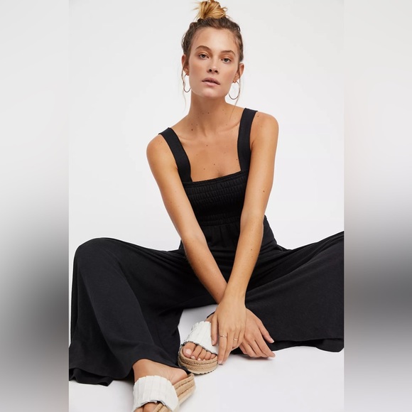 Free People Homecoming Black Jumpsuit - Picture 3 of 7